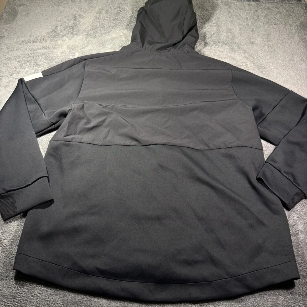 Adidas Texas A&M Aggies Mens XL Full Zip Hooded Jacket Grey Activewear Logo